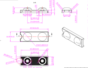 Módulo LED de tamaño pequeño, impermeable y de alta luminosidad con 1 vatio de potencia, DC12V, para letreros LED de gran altura - Product Image 3