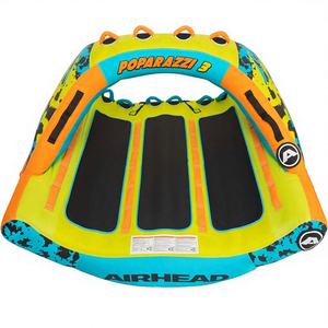 PVC gonflable eau 3 personnes Traction Tube gonflable Nylon tissu couverture eau remorquage anneau fournitures de plein air eau remorquage Pad - Product Image 1