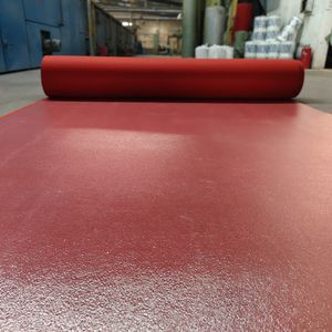 Moquette non tissée en polyester aiguilletée, enduite de film, pour sols d'exposition, événements, mariage rouge, mur à mur - Product Image 3