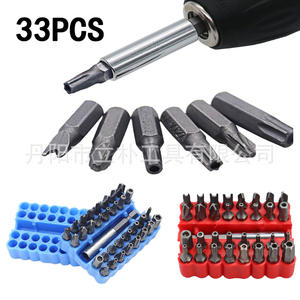 Jeu de 33 embouts de tournevis Mr Drill, embouts en acier de 6 mm et 1/4 pouce pour outils électriques et pneumatiques - Product Image 4