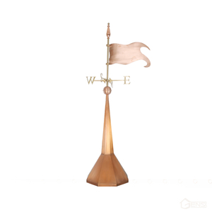 Vane à vent en cuivre sur mesure pour le sommet du toit, best-seller - Product Image 6