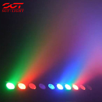 Barre de lumière LED extérieure SGT, éclairage mural DMX512 RGBW, étanche, 10*40W COB, lumières de scène pour l'extérieur des bâtiments