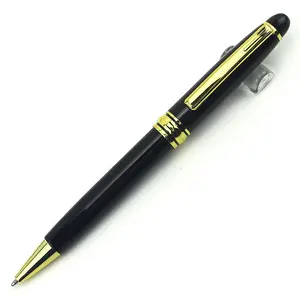 High Quality Custom Color And Logo Metal Ball Pen Promo 1.0mm Writing Width