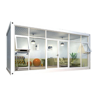 Maisons modulaires en acier de luxe DXH Factory de 20 pieds avec design moderne pour usage extérieur, préfabriquées, une chambre