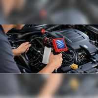 Endoscope portatif pratique avec pulvérisateur de nettoyage et caméra HD - Conception portable pour une inspection rapide et facile des tuyaux