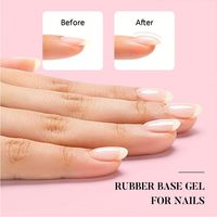 Capa Base de goma de Color 5 en 1 de alta calidad TPO HEMA Base de goma Gel constructor de goma esmalte de gel para fortalecer protege las uñas