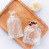 Bouteille en verre pour diffuseur d'arôme avec bouchon en liège, bouteille de luxe, de haute qualité, 100 ml, 10 pièces