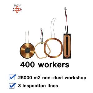 Inducteur <span class=keywords><strong>de</strong></span> charge sans fil portable ultra-mince à haute efficacité, à charge <span class=keywords><strong>rapide</strong></span>, multi-bobines, compatible <span class=keywords><strong>Qi</strong></span>, à noyau en ferrite, pour la maison et le bureau - Product Image 4