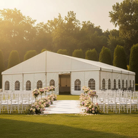 Grand chapiteau blanc en acier pour église de mariage en plein air tente en aluminium pour 200 300 500 800 personnes événements fête