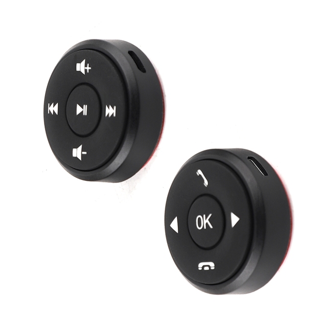 Universal Wireless Remote Control Car Steering Wheel 10 Button Remote Control for Stereo DVD GPS With Night Light