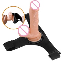 PRETTY LOVE Dildos con Correa Ajustable, Juguetes Sexuales para Estimulación Anal y del Punto G, para Mujeres, Parejas y Lesbianas