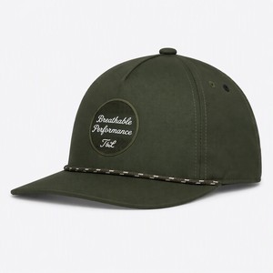 Gorra de Campamento Impermeable Personalizada de 5 Paneles con Patrón de Letras, Ajustable, Transpirable, de Lona, para Actividades al Aire Libre - Proveedor OEM/ODM - Product Image 1