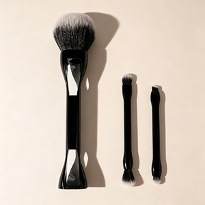 Brocha de maquillaje magnética de doble punta 3 en 1, diseño desmontable, pelo sintético suave, herramienta cosmética profesional para rostro y ojos - Product Image 1
