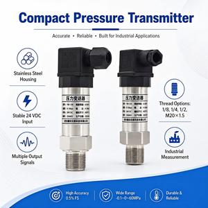 Sensor Industrial de Acero Inoxidable de 0.5%FS 4-20mA RS485 para Sistemas - Product Image 2