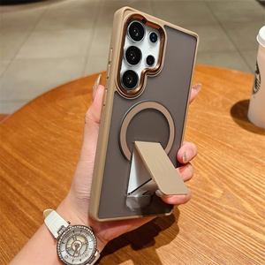 เคสโทรศัพท์แม่เหล็กแบบดูดติดคุณภาพสูง รุ่น S25ultra S24ultra พร้อมขาตั้งแบบซ่อน S25plus - Product Image 4