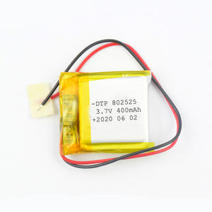 802525 3.7v 400mah جهاز تتبع صغير بنظام تحديد المواقع بطارية ليثيوم بولي - Product Image 2
