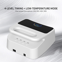 Lampu Kuku UV Tanpa Kabel 72w Isi Ulang Baru dan Mesin Pengering Kuku Portabel dengan Sensor Inframerah untuk Gel Kuku
