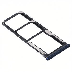 Bandeja de Tarjeta SIM Triple Cut Negra de Repuesto para Xiaomi Redmi Note 9T - Product Image 3