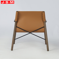 Chaise à la mode de loisirs de tissu de salon de chaise de loisirs avec le cadre en bois solide