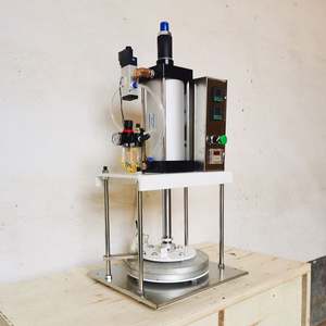 Máquina de prensado de masa manual para hacer pan de tortilla blanca mexicana de harina de maíz - Product Image 4