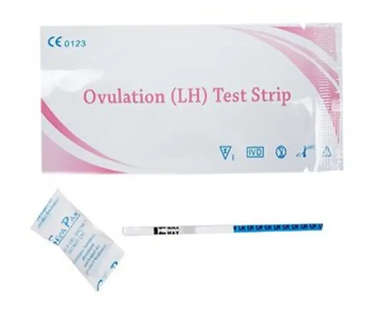 Meilleur choix de bandelette de test en une étape de haute qualité pour l'ovulation LH 4.0mm pour les femmes