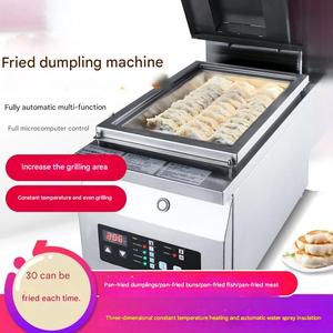 Máquina Automática para Hacer Dumplings de Grado Comercial, Diseño Inteligente de un Solo Cabezal para la Producción de <span class=keywords><strong>Sheng</strong></span> Jian <span class=keywords><strong>Bao</strong></span> y Dumplings Fritos - Product Image 2