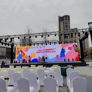 หน้าจอ LED วิดีโอ P3.91 สีเต็มรูปแบบ สำหรับใช้งานภายในและภายนอกอาคาร เหมาะสำหรับคอนเสิร์ต โฆษณา งานอีเว้นท์ ฉากหลัง ความละเอียดสูง ให้เช่าจอแสดงผล LED - Product Image 5