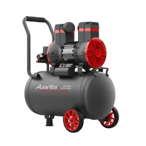 Auarita Professional AC DC Oilfree 2 Hp Single Phase Air Compressor Silent Oil-free From China