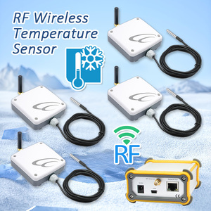 Monitoreo de Temperatura del Agua, 4 Conjuntos de Sensores de Temperatura Inalámbricos Industriales para Control de Temperatura en Granjas de Acuicultura - Product Image 1