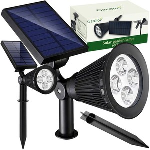 Gardlov Solar Garden Lamp 2W 120lm Outdoor LED Spot Light with Solar Panel <b>for</b> Yard <b>Pathway</b> <b>Lighting</b> - Product Image 1