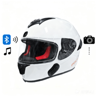 Casque de neige intelligent alimenté par l'IA avec casque Blue Toother dans un casque de caméra infrarouge de caméra de moto