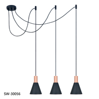 Lampes suspendues classiques en forme d'araignée, luminaires de plafond réglables, lustre rustique, luminaire suspendu industriel pour hall, chambre, hôtel