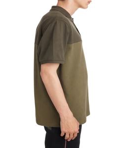 Chemise pour homme de haute qualité 100% coton respirant 220g à séchage rapide décontractée à manches courtes motif uni écologique grande taille - Product Image 3