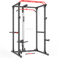 Jaula de potencia multifuncional para carga pesada, rack de sentadillas, rack de potencia para gimnasio, entrenador funcional, rack de potencia Smith