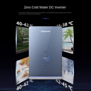 Chauffe-eau à <span class=keywords><strong>gaz</strong></span> intelligent sans eau froide avec surpresseur 13L, efficacité énergétique <span class=keywords><strong>de</strong></span> niveau II, vente en gros, pour cuisine, douche et bain, à température constante - Product Image 3