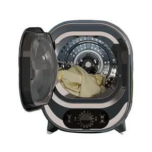 Isı pompası çamaşır kurutma makinesi iç çamaşırı elektrikli kompakt Mini taşınabilir giysi kurutucu çamaşır kurutma makinesi
