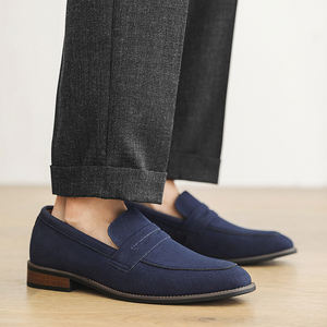 Chaussures habillées élégantes à bout pointu en PU à lacets, grande taille, pour homme, style décontracté ou formel, directement de l'usine - Product Image 6