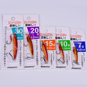 NOUVEAU MAJOR Leurre Jig en Plomb Métallique 7g-30g Coulant avec Yeux 3D pour Pêche au Bass en Eau Salée et Jigging - Product Image 3