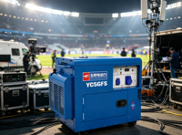 Générateur diesel triphasé 5 kW silencieux, puissance égale, 400 V 230 V, groupe électrogène portable 5,5 kW, sortie maximale, démarrage électrique, 1800 tr/min, 50/60 Hz