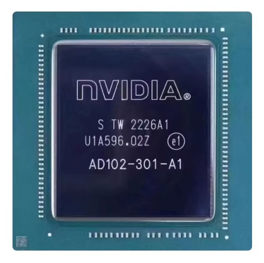 NVIDIA AD102-301-A1 GPU Chip Graphics Processor for AI Machine Learning and Electronic Repair Applications
