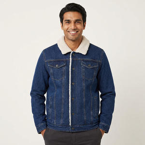Wholesale breathable 2026 <b>custom</b> <b>Denim</b> <b>Jacket</b> Mens Slim Fit Style Teens Boys <b>Denim</b> Jeans <b>Jackets</b> and Coats - Product Image 1