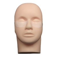 Silikon-Mannequin-Kopf für Wimpernverlängerung Realistischer Wimpern-Übungskopf für Anfänger-Wimperntraining