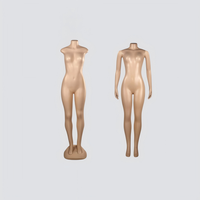 Maniquí de Plástico PE de Cuerpo Completo sin Cabeza, Modelo Femenino con Pechos Grandes, para Exportación y Comercio Exterior, Venta Caliente