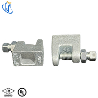 Serre-poutre UTT BC3-M10 UTT BC3-M12, serre-poutre galvanisé UL FM pour montage supérieur et inférieur sur poutres et poutrelles en acier