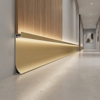 Plinthe LED industrielle anti-déformation en alliage d'aluminium épais pour les grands projets de construction de centres commerciaux