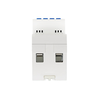 Protecteur de tension et de courant réglable 63A 230V avec affichage numérique, relais de réenclenchement sur/sous-tension, matériau PC statique unique 1kVA