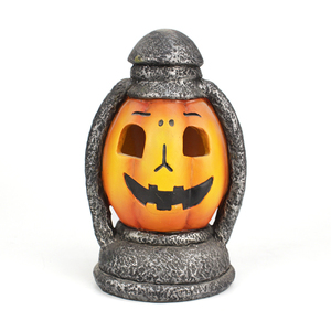 Halloween bí ngô đèn nhựa bức tượng tùy chỉnh bức tượng nhà sản xuất-Tay Chạm Khắc Led trang trí ma quái cho kỳ nghỉ bên ngôi nhà ma ám hiển thị - Product Image 1