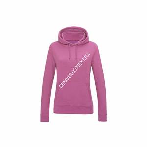 100% coton mode lavé coloré surdimensionné haute qualité Sports de plein air décontracté sweat à capuche personnalisé pour les femmes du Bangladesh - Product Image 1
