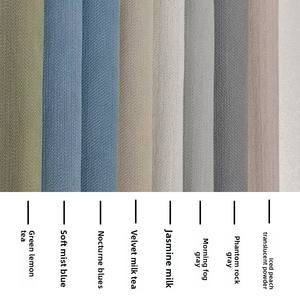 Nouveau rideau occultant double face de couleur unie, moderne, pour <span class=keywords><strong>salon</strong></span> et <span class=keywords><strong>cuisine</strong></span>, bloquant la lumière, isolant thermiquement et coupe-vent - Product Image 2