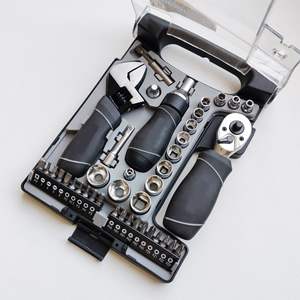 Juego de herramientas Lixin de 40 piezas con destornillador de trinquete y llaves métricas de 1/4 pulgada para exportación transfronteriza - Product Image 1